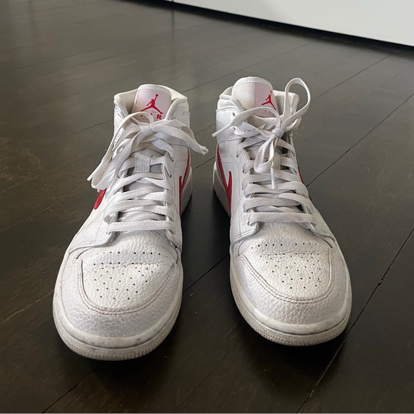 Air Jordan 1 Mid 'White University Red' - Picture 4 of 4